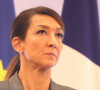 Gérald Darmanin, ministre de l'Intérieur et des Outre-mer, en compagnie de Sabrina Agresti-Roubache (Secrétaire d’État chargée de la Ville de France), en conférence de presse au ministère de l'Intérieur à Paris, le 14 octobre 2023. 
