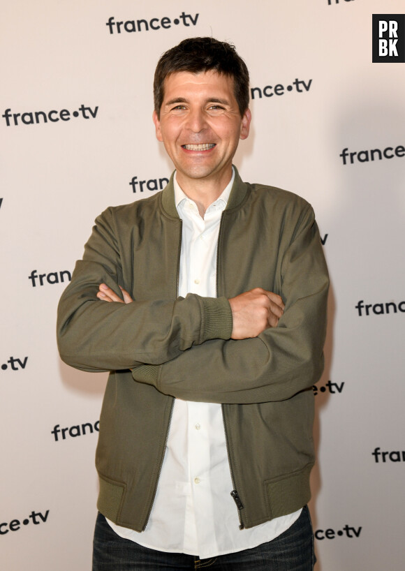 Thomas Sotto au photocall de la conférence de presse de France 2 au théâtre Marigny à Paris le 18 juin 2019 © Coadic Guirec / Bestimage