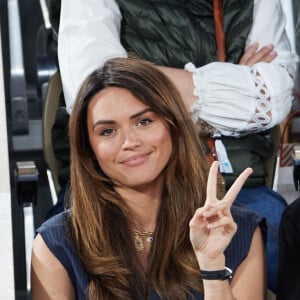 Diane Leyre (Miss France 2022) - Personnalités dans les tribunes des internationaux de France de tennis Roland Garros à Paris le 5 juin 2023. © Cyril Moreau / Bestimage  Personalities in the stands at the Roland Garros French international tennis tournament in Paris on 5 June 2023. 