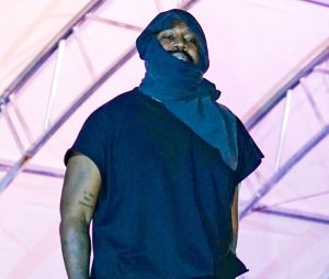 Exclusif - Kanye West fête en famille le lancement de l'album Vultures au Wynwood Marketplace à Miami, le 11 décembre 2023.