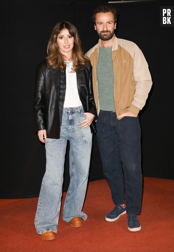 Baya Rehaz et son mari Amaury de Crayencour - Avant-première du film "Je ne suis pas un héros" à UGC Bercy à Paris le 7 novembre 2023. © Coadic Guirec / Bestimage