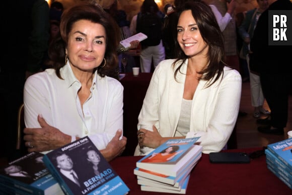 Semi-exclusif - Dominique Tapie et Julia Vignali - Salon des Femmes de Lettres et remise du Prix Simone Veil 2023 au Cercle National des Armées à Paris le 25 mai 2023. © Cédric Perrin/Bestimage