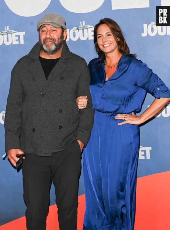 Kad Merad et sa compagne Julia Vignali - Avant-première du film "Le Nouveau Jouet" au Grand Rex à Paris le 9 octobre 2022. © Coadic Guirec/Bestimage