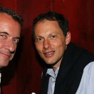 Exclusif - Christophe Dechavanne, Marc-Olivier Fogiel - Soirée de lancement du livre "Radiographie" de Laurent Ruquier au Buddha-Bar à Paris, le 16 juin 2014.