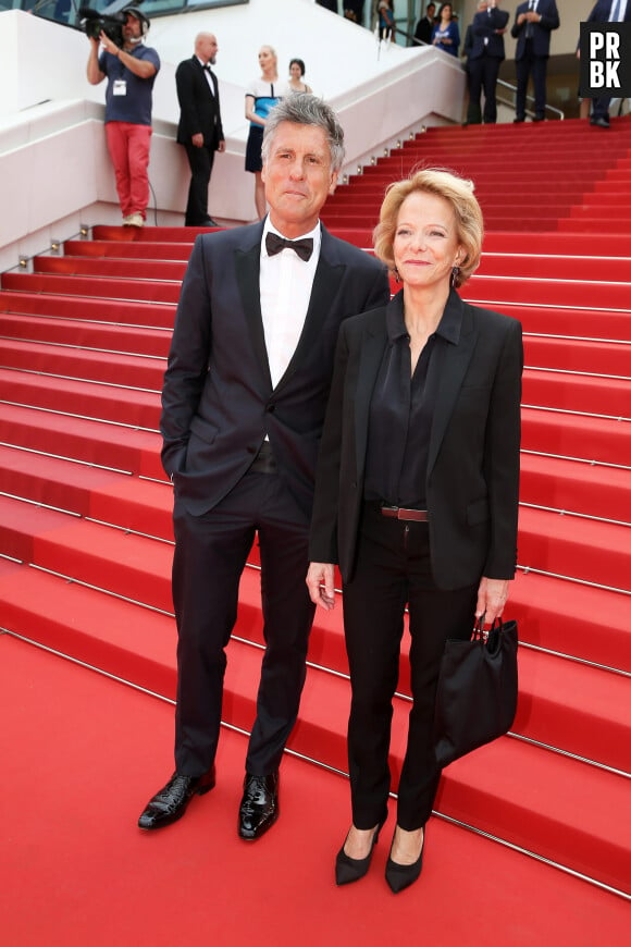 Marc Simoncini et Frédérique Bredin - Montée des marches du film "Rodin" lors du 70ème Festival International du Film de Cannes. Le 24 mai 2017. © Borde-Jacovides-Moreau / Bestimage