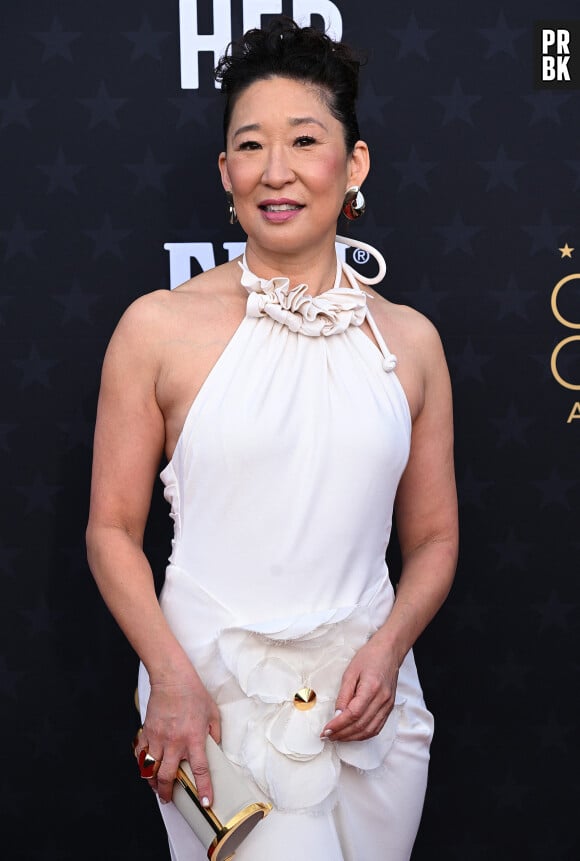 Sandra Oh lors des Critics' Choice Awards du 14 janvier 2024