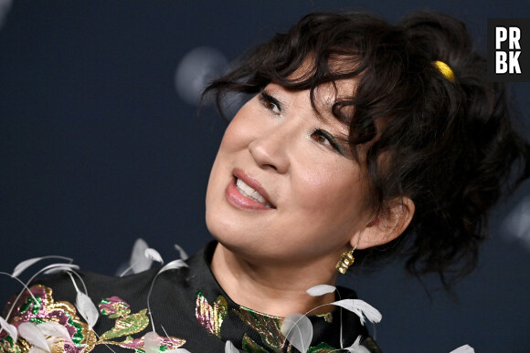Sandra Oh au photocall de la soirée du "11th Annual LACMA Art + Film Gala" à Los Angeles, le 5 novembre 2022.