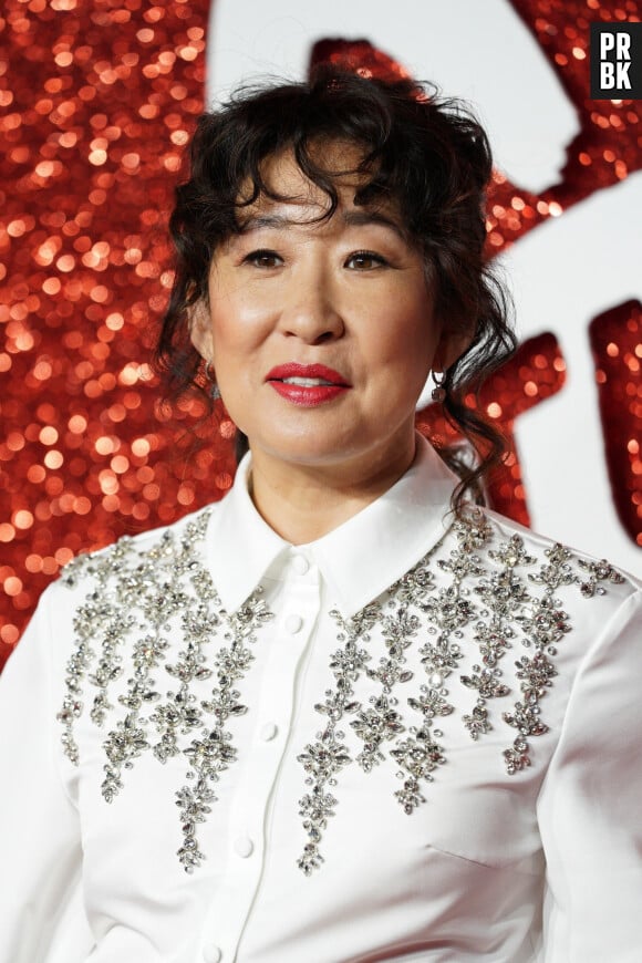 Sandra Oh à la première du film "Turning Red" à Londres, le 21 février 2022.