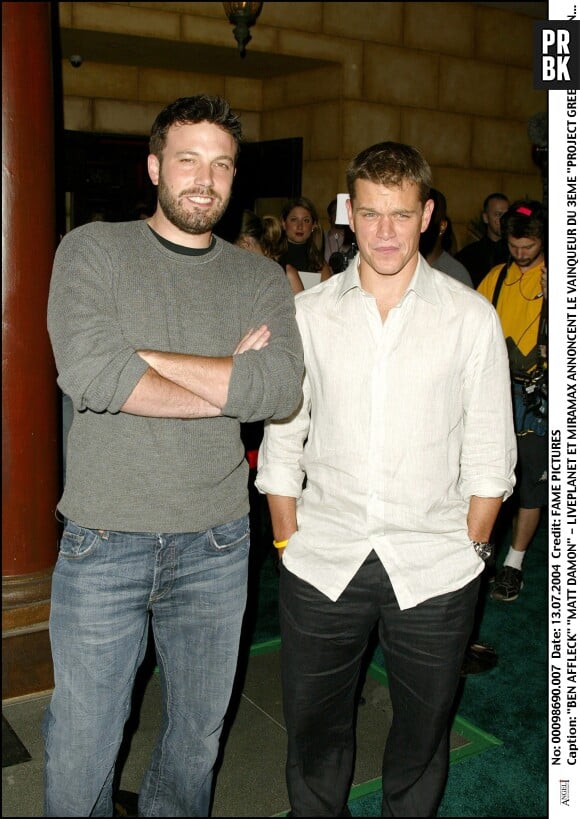Ben Affleck et Matt Damon à Hollywood.