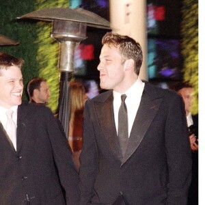 Matt Damon et Ben Affleck - Soirée Vanity Fair à Los Angeles.