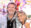 Semi-exclusif - Jean-Luc Reichmann et Caroline Margeridon lors de l'ouverture de la Fête à Neuneu 2023 © Cédric Perrin/Bestimage