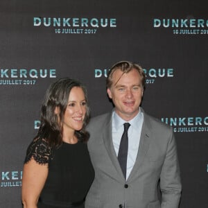 Christopher Nolan et Emma Thomas (productrice) - Avant-première du film "Dunkerque" à Dunkerque, le 15 juillet 2017. © Stéphane Vansteenkiste/Bestimage