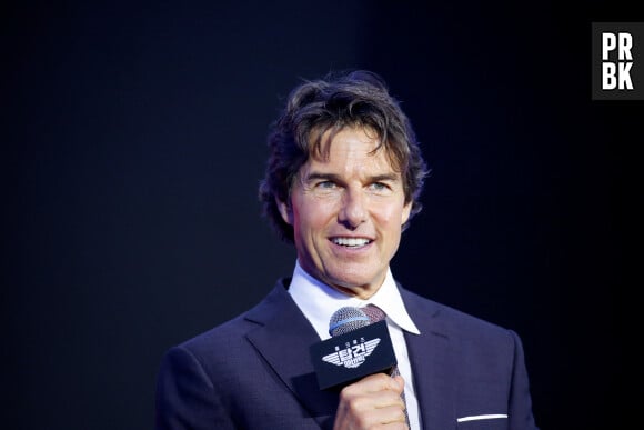 Tom Cruise - Première du film "Top Gun: Maverick" à Séoul en présence de T.Cruise et M.Teller, le 19 juin 2022.