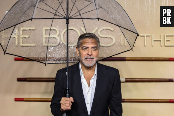 George Clooney à l'avant-première de "The Boys In The Boat" à Londres