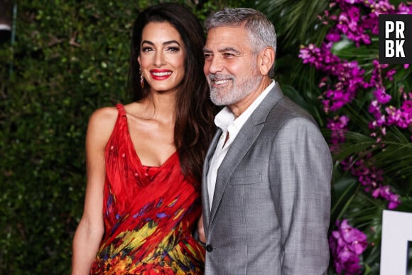 Amal Alamuddin Clooney, George Clooney - Première du film "Ticket to Paradise" à Los Angeles, le 17 octobre 2022.