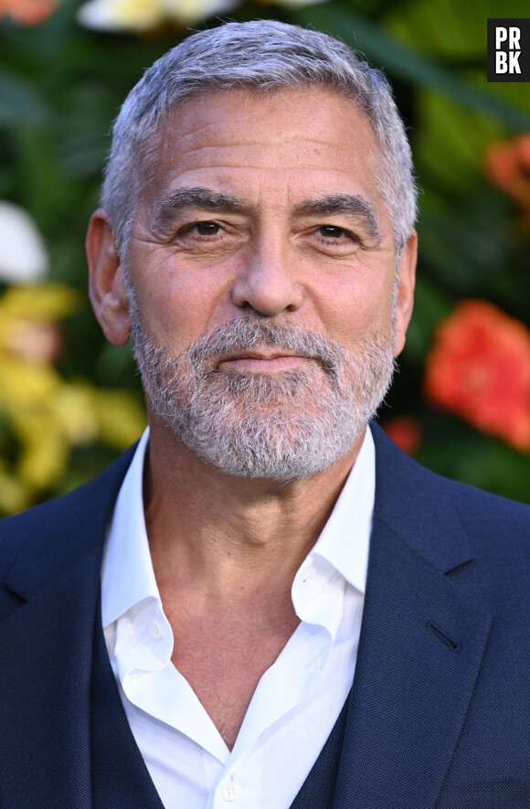 George Clooney lors de la première mondiale du film Ticket to Paradise à Londres le 7 septembre 2022.