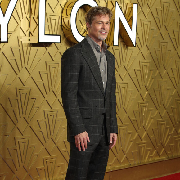 Brad Pitt - Première du film "Babylon" à Londres le 12 janvier 2023