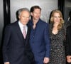Clint Eastwood, Stacy Poitras avec sa femme Alison Eastwood et Scott Eastwood à la première du film "Le 15:17 pour Paris" au Warner Bros à Burbank, le 5 février 2018