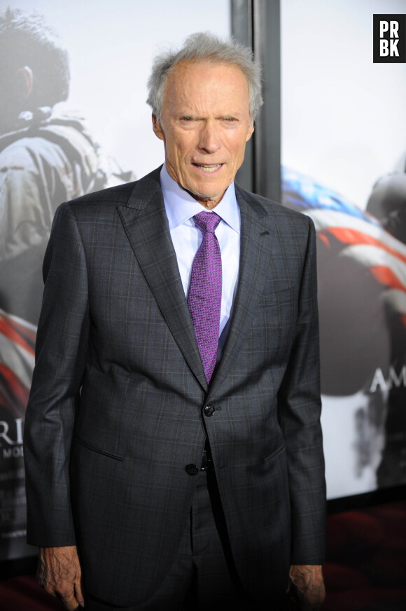 Clint Eastwood - Première du film "American Sniper" à New York. Le 15 décembre 2014.