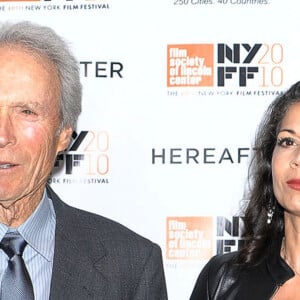 Clint Eastwood et sa femme Dina Luiz à la première du film Hereafter en octobre 2010.