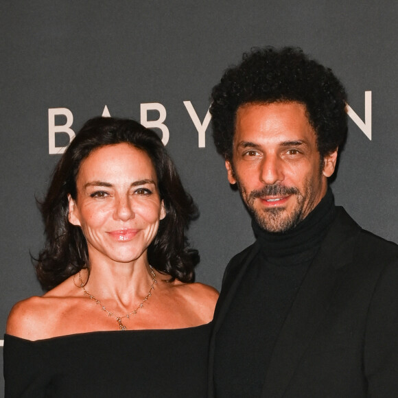 Tomer Sisley et sa femme Sandra à la première du film "Babylon" au cinéma Le Grand Rex à Paris, France, le 14 janvier 2023. © Coadic Guirec/Bestimage