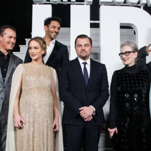 Tyler Perry, Scott Stuber, Jennifer Lawrence (enceinte), Tomer Sisley, Leonardo DiCaprio, Meryl Streep, Jonah H à la première du film "Don't Look Up" à New York, le 5 décembre 2021.