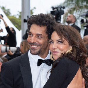 Tomer Sisley et sa femme Sandra - Montée des marches du film « Killers of the flower moon » lors du 76ème Festival International du Film de Cannes, au Palais des Festivals à Cannes. Le 20 mai 2023 © Olivier Borde / Bestimage