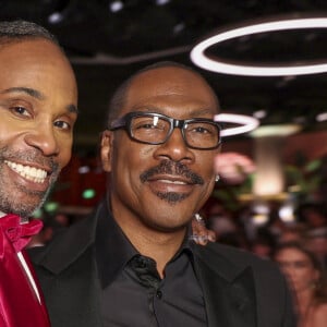 Billy Porter et Eddie Murphy à la 80ème cérémonie des Golden Globes, au "Beverly Hilton" à Los Angeles, le 10 janvier 2023. © HFPA via The Grosby Group / Bestimage 