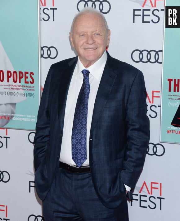 Anthony Hopkins - Les célébrités assistent à la projection du film de Netflix "The Two Popes" à Los Angeles..