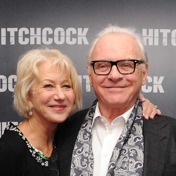 Dame Helen Mirren, Anthony Hopkins - Premiere du film "Hitchcock" a Londres.