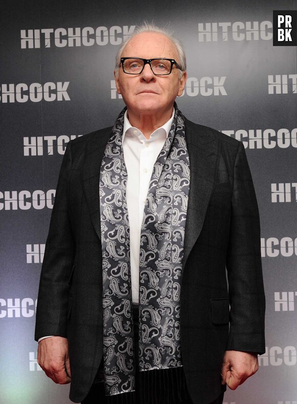 Anthony Hopkins - Premiere du film "Hitchcock" a Londres.