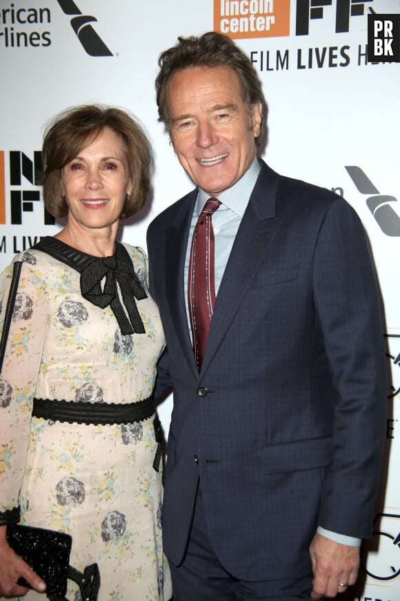 Bryan Cranston et sa femme Robin Dearden à la première de "Last Flag Flying" à New York. © Sonia Moskowitz-Globe Photos via Zuma Press/Bestimage