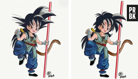 Voici à quoi ressemblerait la fille de Goku selon deux artistes.