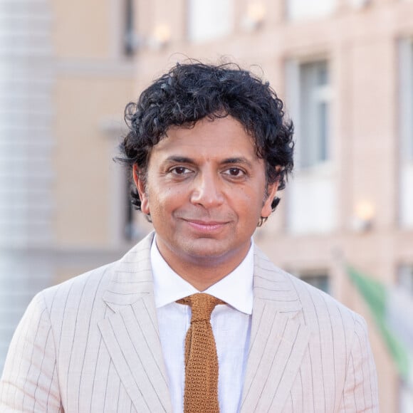 August 2, 2024, Rome, Italy: Director M. Night Shyamalan attends the red carpet of the film ''Trap'' at the Terrazza Barberini in Rome Photo by Matteo Nardone/Pacific Press) (Credit Image: © Matteo Nardone/Pacific Press via ZUMA Press Wire)