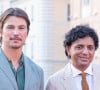 August 2, 2024, Rome, Italy: American actor Josh Hartnett and director M. Night Shyamalan attend the red carpet of the film ''Trap'' at the Terrazza Barberini in Rome Photo by Matteo Nardone/Pacific Press) (Credit Image: © Matteo Nardone/Pacific Press via ZUMA Press Wire) 