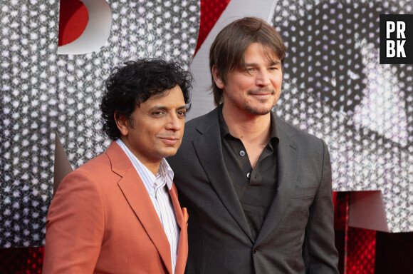 M.Night Shyamalan, Josh Hartnett - Projection du film "Trap" au cinéma "Cineworld Cinema London - The O2 Greenwich" à Londres. Le 29 juillet 2024  