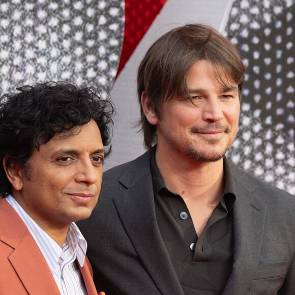 M.Night Shyamalan, Josh Hartnett - Projection du film "Trap" au cinéma "Cineworld Cinema London - The O2 Greenwich" à Londres. Le 29 juillet 2024  