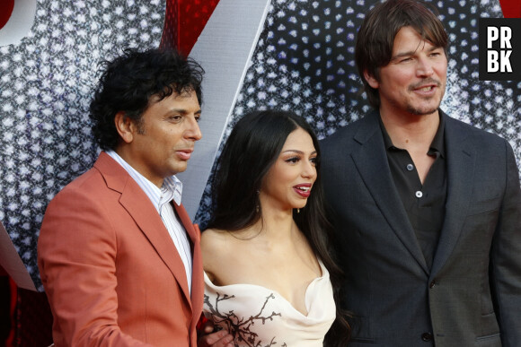 M.Night Shyamalan, Saleka, Josh Hartnett - Projection du film "Trap" au cinéma "Cineworld Cinema London - The O2 Greenwich" à Londres. Le 29 juillet 2024  