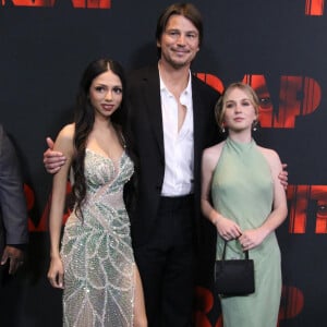 New York City, NY - The world premiere of 'Trap' at Alice Tully Hall in New York City. Pictured: Saleka Shyamalan, Josh Hartnett and Ariel Donoghue 