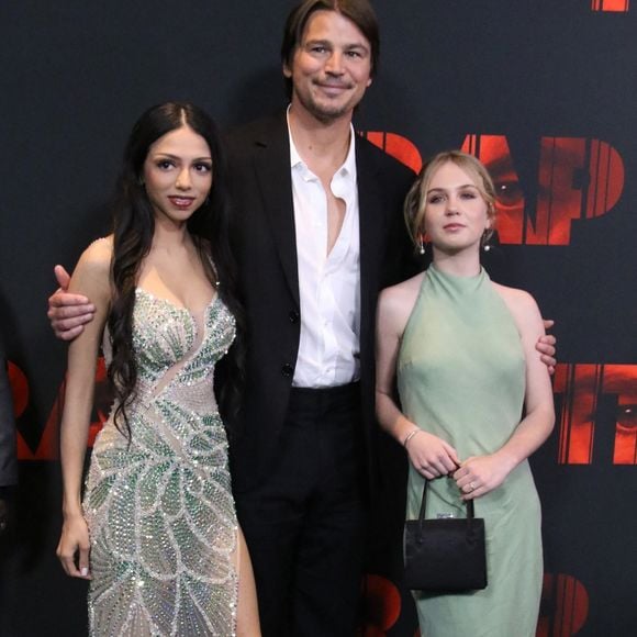 New York City, NY - The world premiere of 'Trap' at Alice Tully Hall in New York City. Pictured: Saleka Shyamalan, Josh Hartnett and Ariel Donoghue 