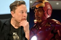 Robert Downey Jr. et Elon Musk dans Iron Man 2.