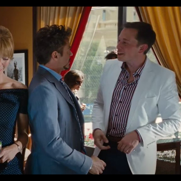 Elon Musk apparait dans Iron Man 2.