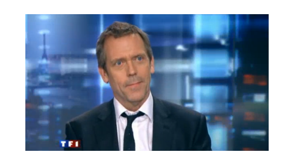 Le Dr House, Hugh Laurie ... son apparition au JT de TF1 (vidéo)