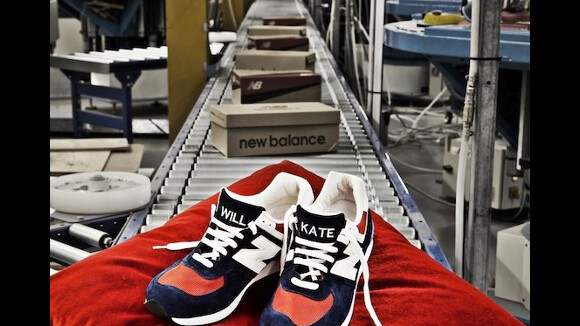 Kate et William ... en basket New balance ''Wedding de l'année''