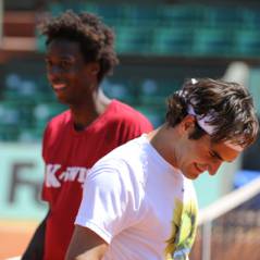 Roland Garros 2011 à J-4 ... les photos de Federer, Tsonga, Monfils et Simon à l'entraînement