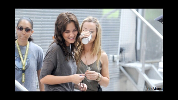 PHOTOS - Gossip Girl : Penn Badgley et Leighton Meester sur le tournage de la saison 5