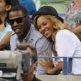 Jay-Z et Beyoncé a un match de tennis