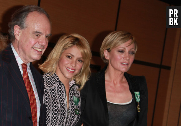 Shakira, Patricia Kaas et Frédéric Mitterand