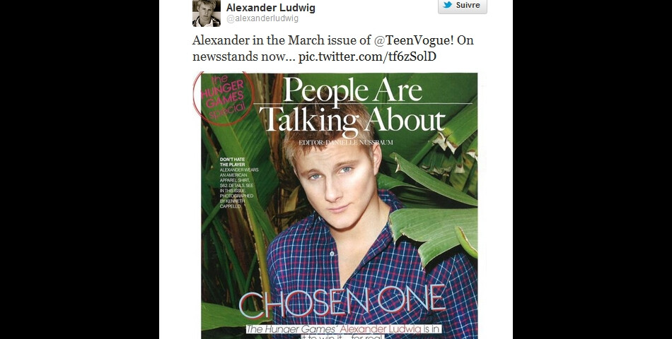 Alexander Ludwig pour Teen Vogue
