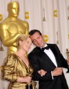Oscars 2012, les deux "meilleurs acteurs" ensemble 